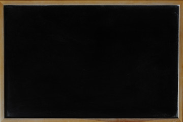 Blackboard empty write space./ Chalkboard with wooden frame background