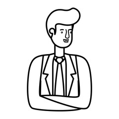 young businessman avatar character