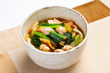 キムチ入り辛味噌うどん