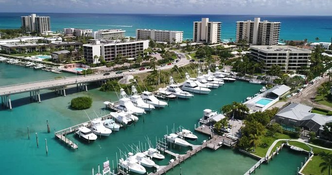 Aerial Footage of Jupiter, Florida