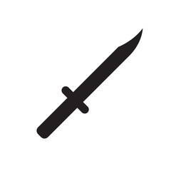 Isolated knife silhouette icon. Vector illustration design