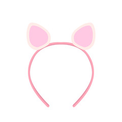 Isolated headband with rabbit ears. Vector illustration design