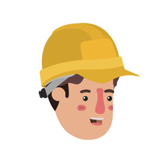 head of man builder avatar character