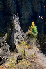 Jinjiang grand canyon of Changbai mountain of China.