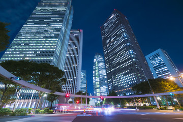 東京夜景・新宿高層ビル街