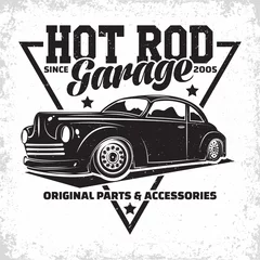 Vintage-Hot-Rod-Emblem-Design © boris_nd