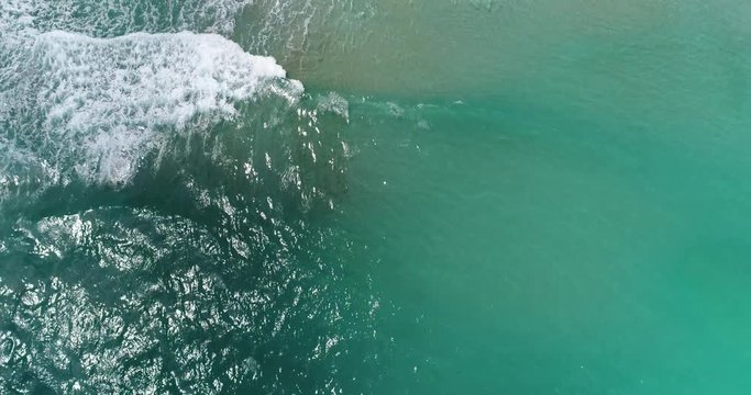 Aerial Footage of Shoreline in Juno Beach, Florida