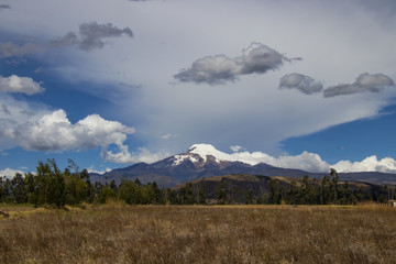 Fototapeta na wymiar nevado Caymbe Ecuador