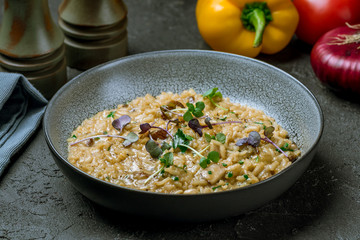 risotto with porcini mushrooms