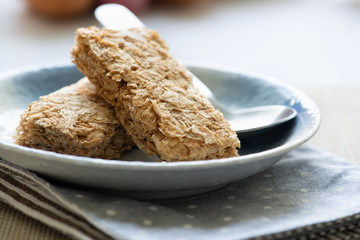 Whole grain wheat biscuits breakfast cereal
