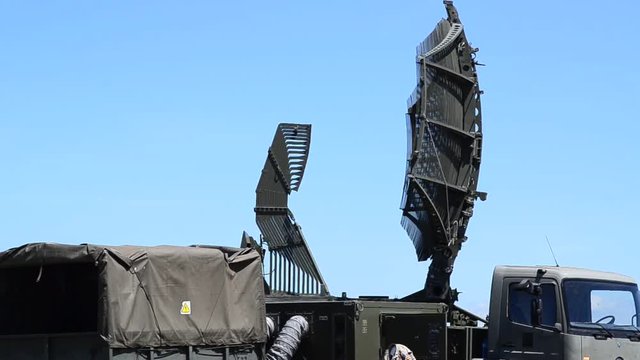 Mobile Military Air Defense Radar