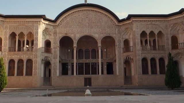 Tabatabaei historical house in Kashan. Iran.