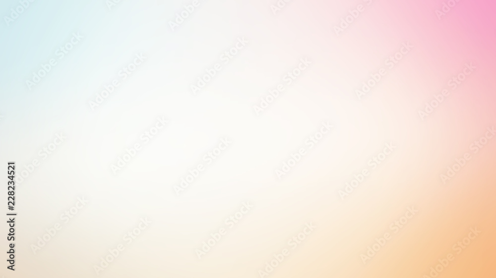 Wall mural abstract blur soft gradient pastel dreamy background