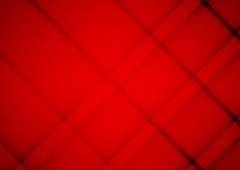 Fototapeta na wymiar Abstract red geometric vector background, can be used for cover design, poster, advertising