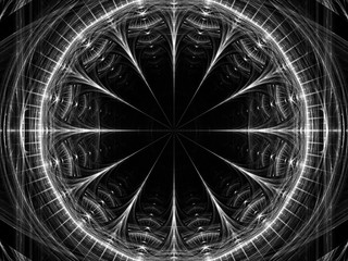 surreal Futuristic digital 3d design art abstract background fractal illustration for meditation and decoration wallpaper