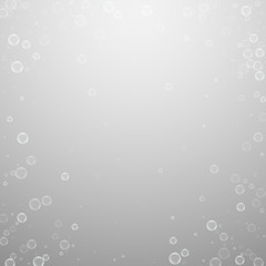 Soap bubbles abstract background. Blowing bubbles 
