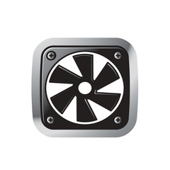 Fototapeta premium isolated mounted propeller fan vector drawing