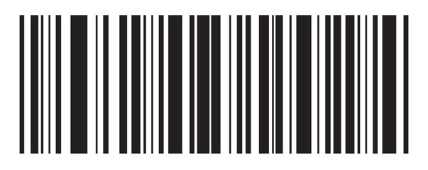 Barcode vector icon. Bar code for web design. Isolated illustration
