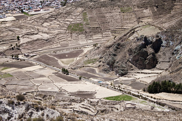 Chivay village figure ground in colca Valley #1
