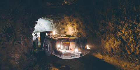 Gold mining underground