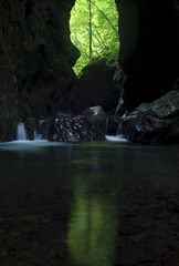 小川のゴルジュ