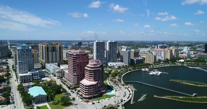 West Palm Beach Downtown Skyline .mov