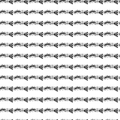 Obraz premium Hand drawn Merry Christmas and Happy New Year doodle seamless pattern