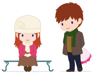 可愛い恋人たち　冬に待ち合わせ　タイプB