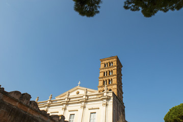 Obraz premium San Bonifacio, San Alessio, Aventino, Aventine, Rome, Roma, Italy