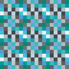 Seamless pattern background from a variety of multicolored squares.