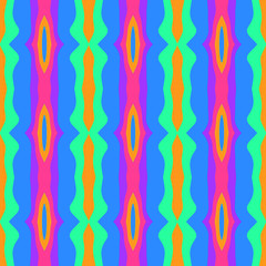 Seamless background pattern with a variety of multicolored lines.