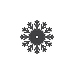 Snowflake vector icon. filled flat sign for mobile concept and web design. Snow solid icon. Cold symbol, logo illustration. Pixel perfect vector graphics