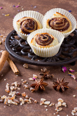 gebackene muffinröllchen