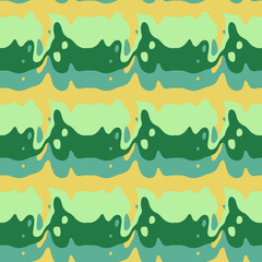 Seamless pattern background of multicolored lines with scribbler.