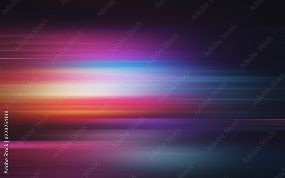 Aufkleber Abstract light effect texture rainbow wallpaper 3D rendering