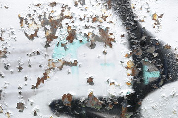 風化したペイント