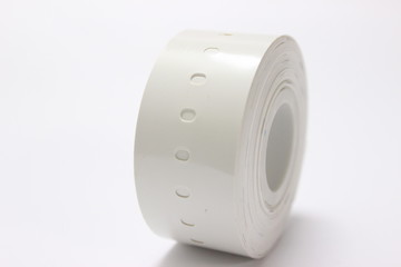 Wristband with white surface rolls for industries and business