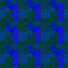 Seamless background pattern with colored varied squares.
