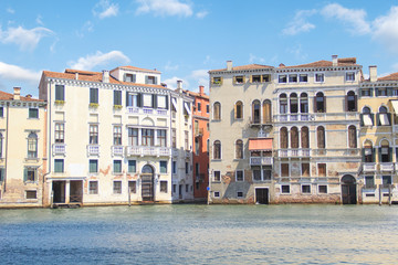 Naklejka premium Beautiful views of the Grand Canal in Venice, Italy
