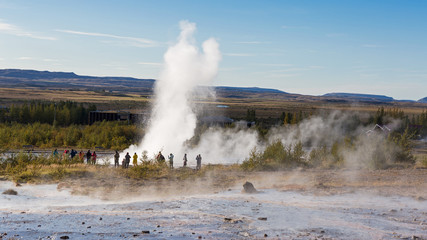 Island, Vulkanismus im Haukadalur