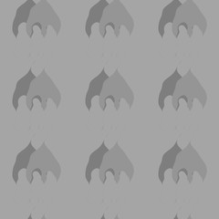 Seamless background pattern with multi-colored diverse shapes.