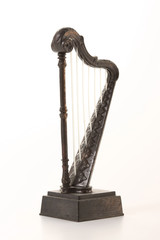 アンティークハープ（装飾オブジェ風）｜Antique Harp (Decorative Object Style)