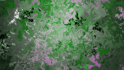 Abstract background with color blots, transitions and bends.