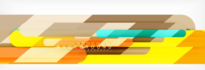Abstract colorful lines, modern geometric background design