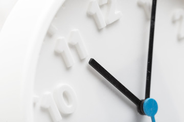 Wall Clock on color background