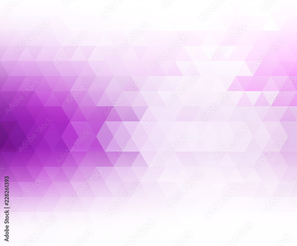 Poster Vector color abstract geometric banner with triangle.