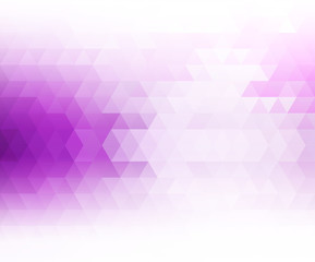 Vector color abstract geometric banner with triangle.