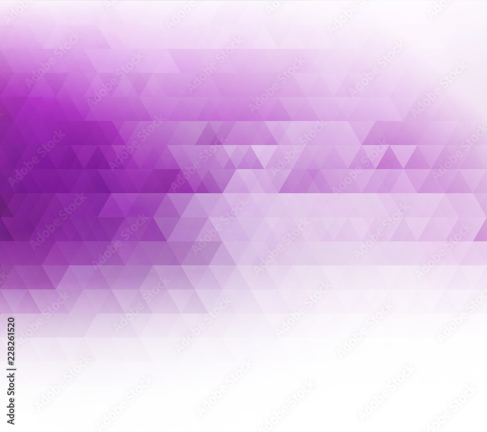 Poster Vector color abstract geometric banner with triangle.