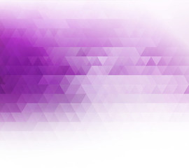 Obraz premium Vector color abstract geometric banner with triangle.