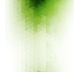 Vector color abstract geometric banner with triangle.